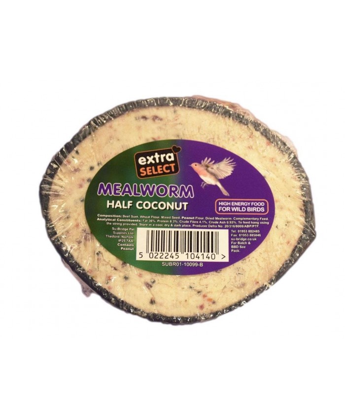 Suet Mealworm Coconut Half